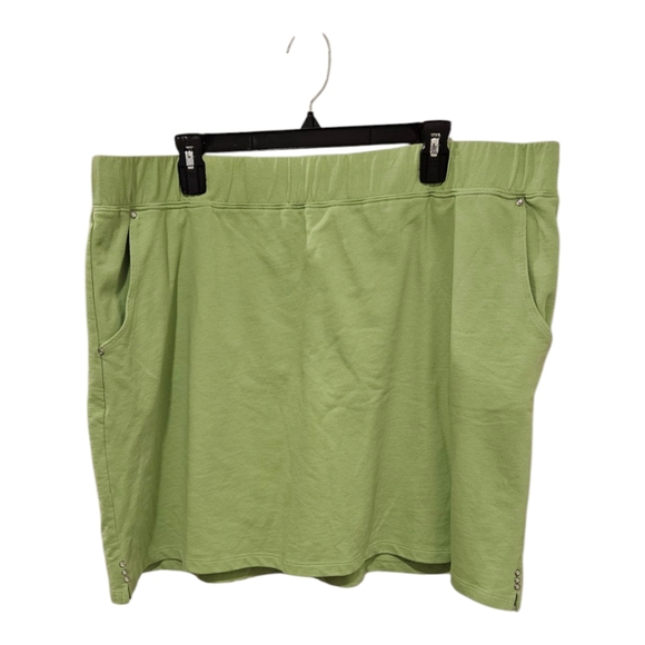 Quacker Factory Green Skort - Picture 1 of 3